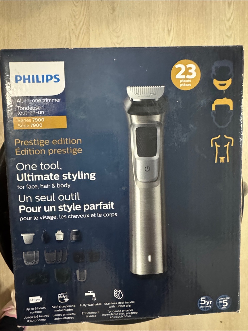 Philips Silver and Black All-in-One Grooming Trimmer